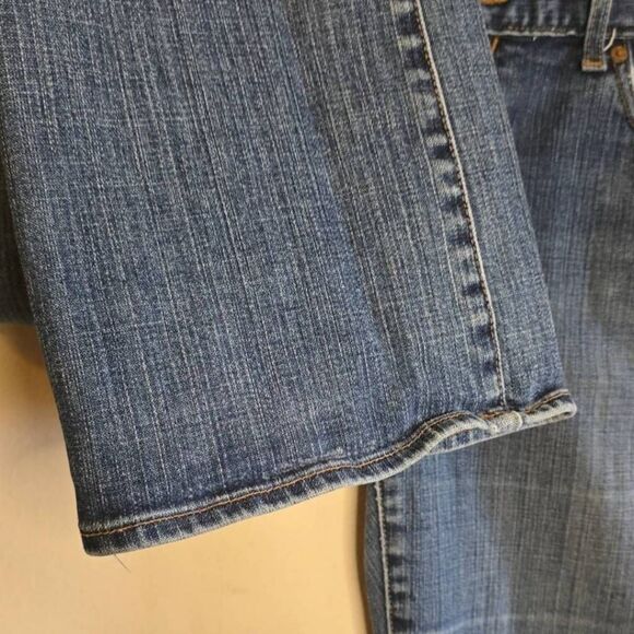 Vintage GAP Jeans Women’s Size 6 Blue Low Rise Bootcut Flare Stretch Denim Y2K - Picture 10 of 14